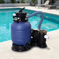 Système combiné filtre à sable et pompe pour piscine de 300 mm avec vanne multi-ports pour la filtration de l'eau de piscine