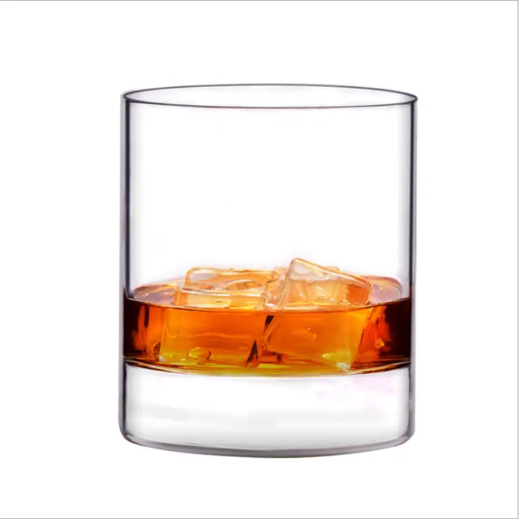 Rượu vang đỏ cốc rượu Whisky Vodka đáy dày uống cốc thủy tinh