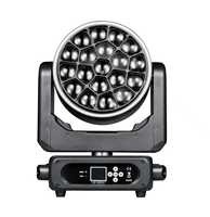 19DK 19x40W RGBW 4-en-1 Projecteur mobile Bee Eye 4-60 °   Projecteur de scène mobile Zoom DMX512 pour discothèque, bar, concert