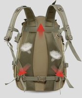 Sac à dos tactique unisexe personnalisé, imperméable et isolé, pour sports de plein air, avec fermeture éclair et fermoir, en polyester – Grande Vente