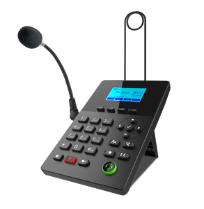 Téléphone IP Wi-Fi avec micro anti-bruit flexible, écran LCD rétroéclairé de 2,4 pouces, casque téléphonique pour centre d'appels, bureau, PME, BPO - Product Image 1