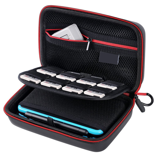 Custom Game Card Carrying Case for Nintendo Switch Games-Hard EVA Waterproof Protective Travel Shell