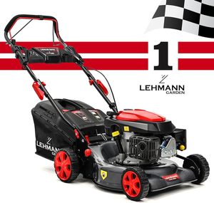 Cortadora de Césped Lehmann LGALM-2642 de Alta Potencia con Tracción Trasera, Motor de Gasolina de 146 cm³ y 2.6 KW, Ancho de Corte de 42 cm, Carcasa de Acero, 5 Niveles, para Uso Agrícola - Product Image 4