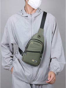 New Men's <b>Chest</b> Bag Casual Single-Shoulder Crossbody Student Sports Waterproof <b>Small</b> Backpack Outdoor Shoulder Bag - Product Image 5