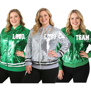 Giacche con <span class=keywords><strong>Paillettes</strong></span> Verdi Philadelphia Eagles, Abbigliamento per il Giorno della Partita, Maglia da Football Luccicante - Product Image 2