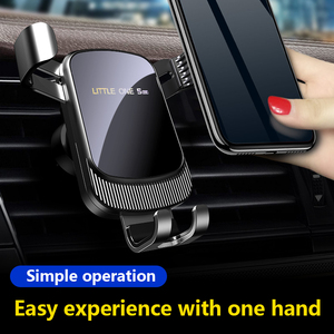 Supports de téléphone portable universels de haute qualité pour voiture Logo personnalisé <span class=keywords><strong>support</strong></span> de montage de voiture pour accessoires de voiture d'aération - Product Image 2