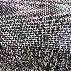 광석 채굴용 고강도 65 망간강 진동 스크린 직조 와이어 메쉬 - Product Image 1