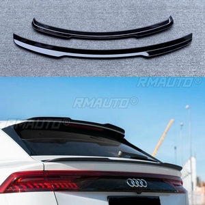 Alerón Trasero para Techo de Audi Q8 S-Line 2019+, Alerón Trasero de Plástico ABS en Negro Brillante, Alerón Universal para Maletero - Product Image 1