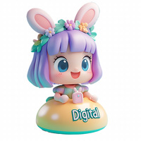 Poupée en PVC à collectionner, personnalisée, tendance, ornements faits main, dérivés d'IP indépendants, LOGO