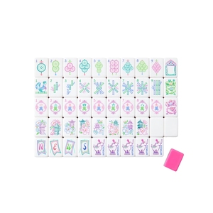 Fichas de Mahjong <span class=keywords><strong>Amara</strong></span> de Acrílico, Estilo Americano Judío, Juego de 164 Piezas en Stock - Product Image 1