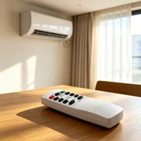 Control Remoto Infrarrojo IR de 11 Teclas para Aire Acondicionado, Plástico ABS, Inalámbrico, Control Remoto para Aire Acondicionado, OEM, ODM, Suministro de Fábrica Personalizado