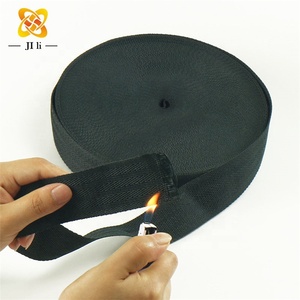 Factory Price Abrasion Resistant Aramid Black <strong>Elastic</strong> Band Flame Retardant <strong>Webbing</strong> - Product Image 4
