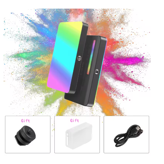 Top 5w Mini Ulanzi VL120 Color RGB Video Light 2500K to 9000K LED Photography Lighting Dimmable Camera Lamp Live Vlog Fill Light