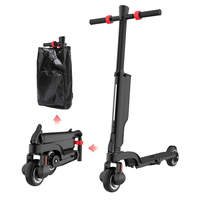 HX X6 <strong>Best</strong> <strong>Selling</strong> Foldable Electric Scooter with Detachable Battery & Bluetooth Speaker 25km/h