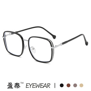 แว่นตาป้องกันแสงสีฟ้า G Brand ทรงสี่เหลี่ยม กรอบประดับเพชรเต็มกรอบ เลนส์ Plano สำหรับทุกเพศ ป้องกันแสงสีฟ้า - Product Image 5