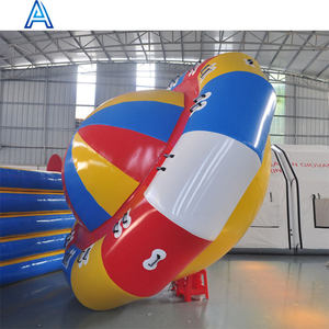 Soucoupe volante UFO forme PVC gonflable flotteur d'eau île balançoire jouet pour balançoire de forme supérieure - Product Image 3