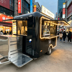 Heavy Duty Mobile Cart Stainless Steel Fully Equipped Ice Cream Street Food Truck - Product Image 4