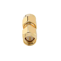 Convertidor de venta directa de fábrica SMA JJ SMA macho a SMA macho adaptador conectores coaxiales (RF) conector adaptador