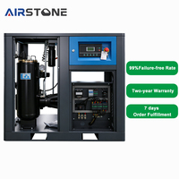 Compresseur d'air rotatif à vis à vitesse fixe Airstone 15KW 20HP, compresseur d'air industriel électrique stationnaire