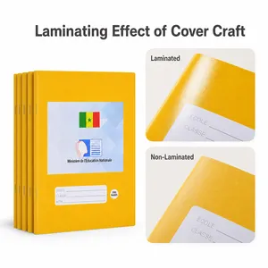Cahier d'exercices scolaire personnalisé pour l'apprentissage sur le campus, agrafé, plusieurs tailles, plusieurs couvertures, direct usine - Product Image 5