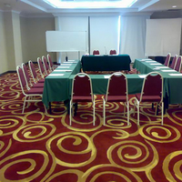 Großhandel Nylon-Schlingenflor Rutschfester Haustierfreundlicher Wand-zu-Wand Hochzeits-Event Roter Bodenteppich in Rollen für Hotellobby
