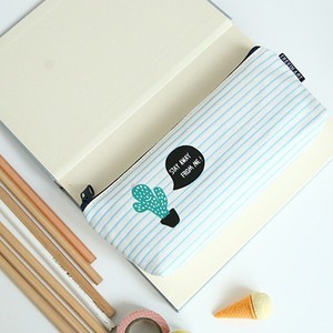 Trousse à crayons en toile Kawaii Flamingos, nouveauté pour l'école et le bureau, cadeau mignon avec fermeture éclair, 3 couleurs, 20x8x4cm - Product Image 2