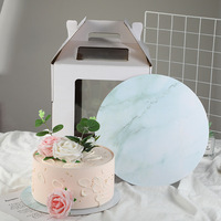 Tall White Corrugated Paper Box with Window