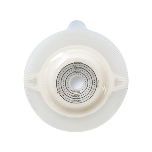 Placa base convexa para bolsa de ostomía al por mayor, adecuada para la cavidad de la ostomía, prevención de fugas de hidrocoloide, mismo modelo de marca, de dos piezas - Product Image 1