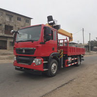 Grue de camion télescopique à flèche droite haute performance 8 tonnes 4x2 270 CV pour le levage sur chantier d'ingénierie en Afrique