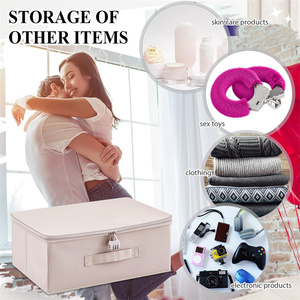 Bolsa de almacenamiento discreta con cerradura para adultos, organizador de almacenamiento, Protección de Privacidad, bolsa de almacenamiento de juguetes, bolsa de almacenamiento para juguetes privados - Product Image 5