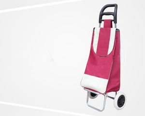 <b>Foldable</b> Shopping <b>Cart</b> Trolley with Wheels for Utility and Grocery Use - Product Image 4