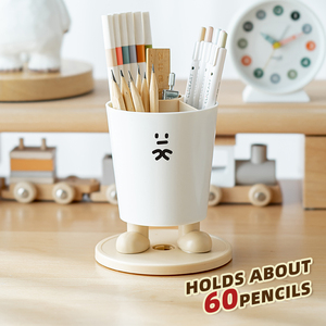 360 °   Porte-stylo rotatif multifonctionnel, support à stylos détachable, porte-stylo rotatif mignon pour le bureau, l'école, la salle d'étude - Product Image 2