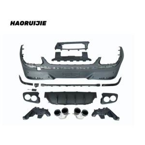 Diffusore posteriore con tubo per <span class=keywords><strong>Mercedes</strong></span> Benz C254 GLC43 AMG Coupe coda labbro e gola posteriore paraurti posteriore - Product Image 2