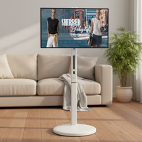 Tableta Android Inalámbrica de 21.5/24/27/32 Pulgadas, Portátil, Táctil Capacitiva, Cámara de 1300w, Micrófono, Pantalla Móvil con Ruedas