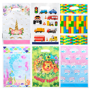 Sacs cadeaux à thème dessin animé, sacs pour fêtes du Nouvel An chinois, sacs d'emballage portables raffinés, sacs cadeaux d'anniversaire, sacs de fête jetables - Product Image 1