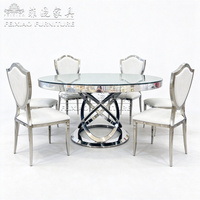 Tables de salle à manger modernes et populaires, vente en gros d'usine, tables de mariage polyvalentes pour événements et banquets, mobilier de location, table de salle à manger