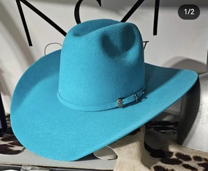 NL76 Sombreros de <span class=keywords><strong>Vaquero</strong></span> de Lana de Color Sólido para Mujeres y Hombres, con Ala Ancha, Estilo Ranchero y Occidental - Product Image 5
