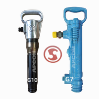 APCOM-Pioche à Vent Y20, Pioche à Main, Marteau Perceuse, Mineurs, Pic Pneumatique G7 G10 G15 G20, avec Poignée pour Creuser