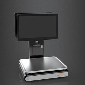 Sistema POS Tudo em Um com Tela Dupla de 15'' e Impressora de Etiquetas Térmica, Painel de Toque Único - Product Image 5