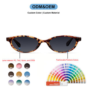 Lunettes de soleil polarisées Finewell Classic Retro Small Cat Eye Designs pour femmes et hommes, montures bio G850, branches CP, logo personnalisé - Product Image 3