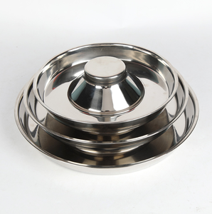 Customizable Interactive Pet Feeder <strong>Personalized</strong> Stainless Steel <strong>Dog</strong> Cat <strong>Bowl</strong> Solid Pattern Healthy Diet Eco-Friendly Feature - Product Image 1