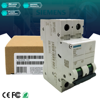 Interruptor Automático Miniatura Siemens Original Nuevo de Distribución de Bajo Voltaje 5SL6 2P 6A 5SL6206-7CC MCB