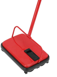 <span class=keywords><strong>Balai</strong></span> manuel à pousser pour tapis et moquettes, nettoyeur de sols pour la maison et le bureau, élimine poussière, débris et papier, avec brosse - Product Image 3