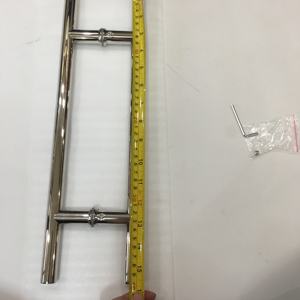 Poignée de porte en acier inoxydable 201/304/316, poignée en H pour porte en verre, poignée de traction de porte, vente en gros - Product Image 5