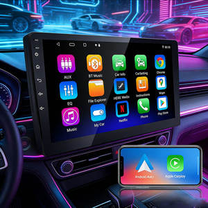 Estéreo Pioneer con Ritmo <span class=keywords><strong>para</strong></span> Coche con Reproductor de DVD, <span class=keywords><strong>Android</strong></span> Auto, Pantalla de 9 Pulgadas, Memoria <span class=keywords><strong>Flash</strong></span> NAND de 32G + DDR3 de 2G y Navegación GPS Integrada - Product Image 1