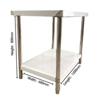 Équipement de restaurant de table de travail en acier inoxydable de Chine-Table De Travail Inox