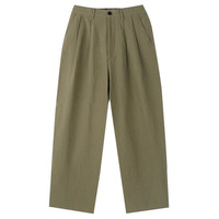 Pantalon Rétro en Coton et Lin pour Homme, Style Harajuku, Coupe Large, Ample et Décontracté, Streetwear, Baggy, Droit, Longueur Entière