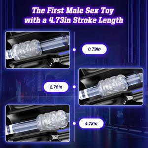 Masturbador Masculino Automático, Juguete Sexual Eléctrico con 12 Modos de Empuje, Soporte para Teléfono, 2 Fundas de Silicona Suave, Entrenador de Pene con Manos Libres - Product Image 5