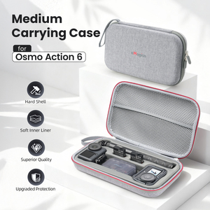 Bolsa de Almacenamiento AMagisn con Doble Cierre, Ligera y Mediana, para Accesorios de Cámara Deportiva <span class=keywords><strong>DJI</strong></span> <span class=keywords><strong>Osmo</strong></span> <span class=keywords><strong>Action</strong></span> 6/5Pro - Product Image 2
