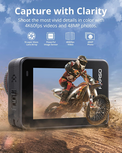กล้องแอคชั่น <span class=keywords><strong>AKASO</strong></span> Brave <span class=keywords><strong>8</strong></span> LE 4K60FPS ถ่ายภาพ 20MP หน้าจอสัมผัส กันน้ำ มุมกว้างพิเศษ ซูม 16 เท่า พร้อมระบบกันสั่น SuperSmooth - Product Image 3